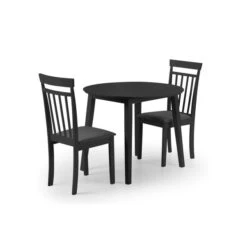 Julian Bowen Coast Drop Leaf Dining Set With 2 Coast Dining Chairs