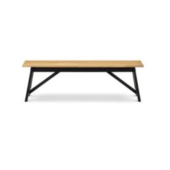 Julian Bowen Hockley Dining Bench Oak 8 Julian Bowen Hockley Dining Bench Oak -Furniture Sale Shop 30794267 alt02