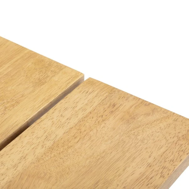 Julian Bowen Hockley Dining Bench Oak 4 Julian Bowen Hockley Dining Bench Oak - Image 4