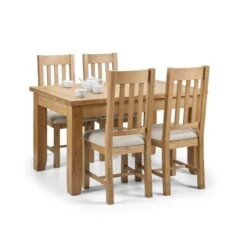 Julian Bowen Astoria Extendable Dining Table Light Oak -Furniture Sale Shop 30794571 alt04