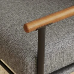 Dunelm Arbour Industrial Self Assembly Textured Weave Chair Grey -Furniture Sale Shop 30796143 alt03