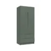 One Call Furniture Legato Double 2 Drawer Wardrobe
