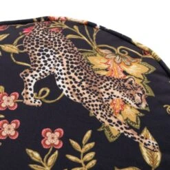 Dunelm Paradise Cheetah Pouffe -Furniture Sale Shop 30799702 alt02