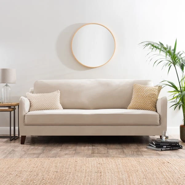 Dunelm Soft Marl 3 Seat Sofa Cover 1 Dunelm Soft Marl 3 Seat Sofa Cover