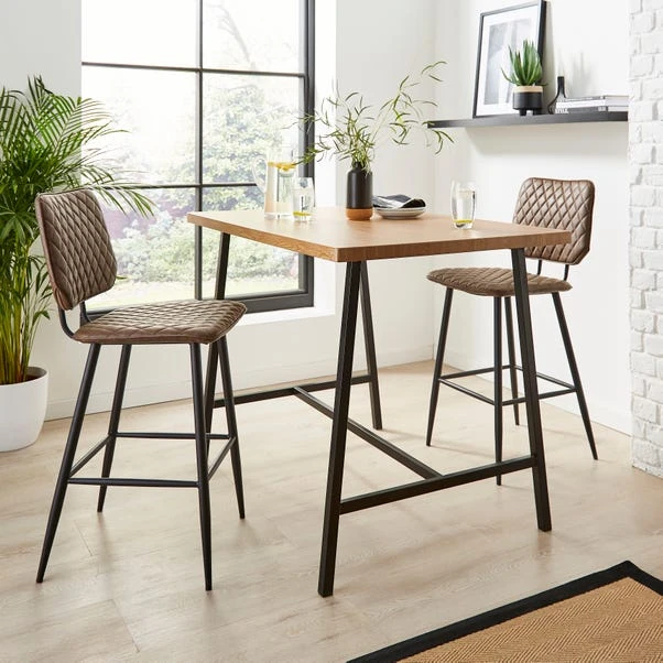 Dunelm Vixen Large Bar Table Oak Effect 1 Dunelm Vixen Large Bar Table Oak Effect