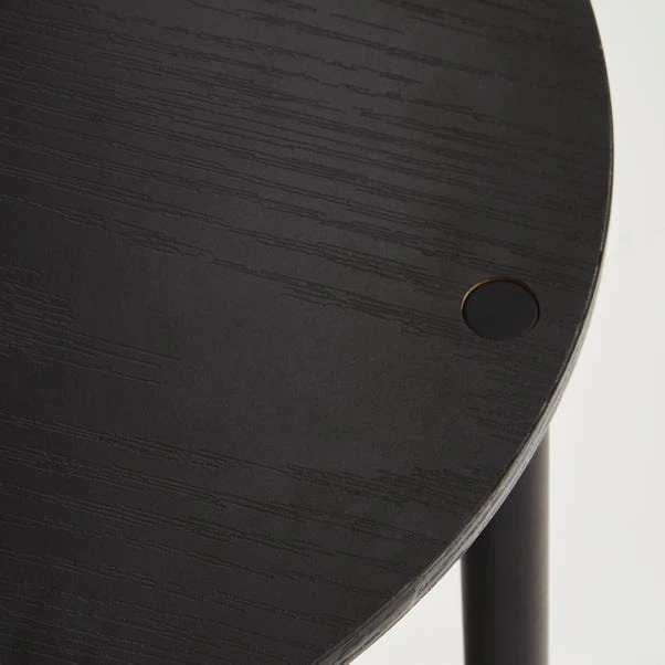 Dunelm Cole Side Table With LED Light Black 3 Dunelm Cole Side Table With LED Light Black - Image 3