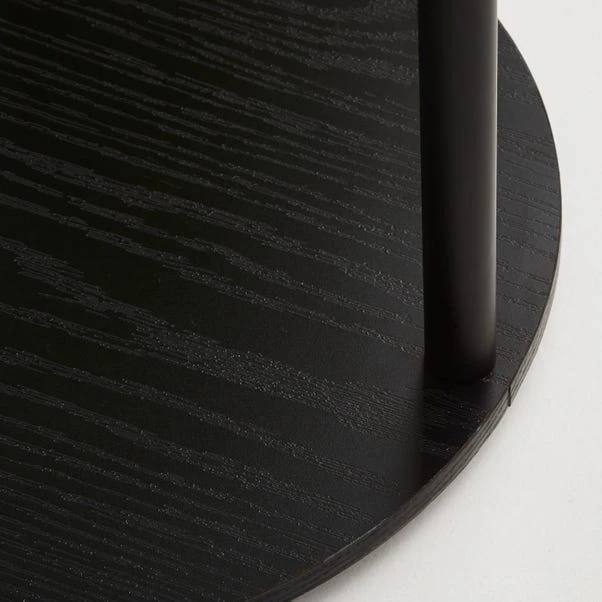 Dunelm Cole Side Table With LED Light Black 4 Dunelm Cole Side Table With LED Light Black - Image 4