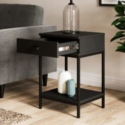 Dunelm Fulton 1 Drawer Side Table 8 Dunelm Fulton 1 Drawer Side Table -Furniture Sale Shop 30803126 alt02