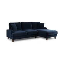 Dunelm Beatrice Matte Velvet Corner Storage Sofa Bed -Furniture Sale Shop 30805801 alt05