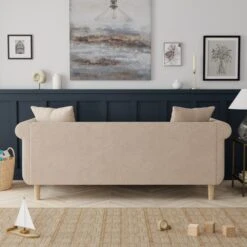 Dunelm Florrie 3 Seater Flatweave Sofa -Furniture Sale Shop 30807870 alt03