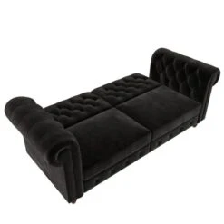 Dorel Felix Velvet Chesterfield Sofa Bed -Furniture Sale Shop 30812096 alt03