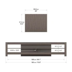 AVF Calibre Wide TV Stand 180cm, Oak Effect 9 AVF Calibre Wide TV Stand 180cm, Oak Effect -Furniture Sale Shop 30812451 alt04