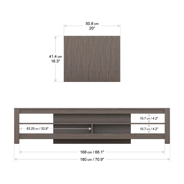 AVF Calibre Wide TV Stand 180cm, Oak Effect 5 AVF Calibre Wide TV Stand 180cm, Oak Effect - Image 5