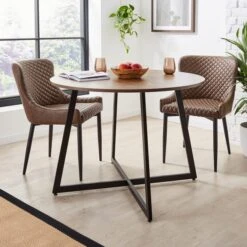 Dunelm Brayden Round Dining Table