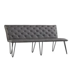 Kettle Sebastian Studded Back 140cm Bench