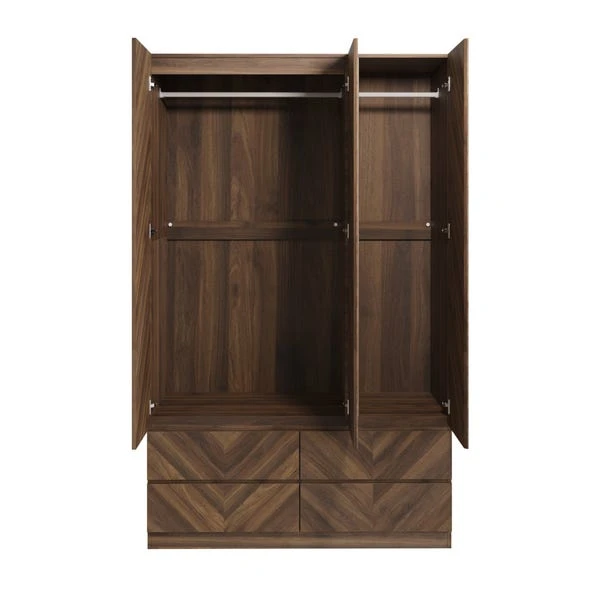 GFW Taranto Triple 4 Drawer Wardrobe 3 GFW Taranto Triple 4 Drawer Wardrobe - Image 3
