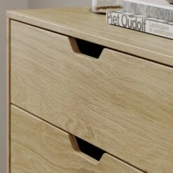 Dunelm Bella 3 Drawer Chest Oak Effect -Furniture Sale Shop 30817124 alt02