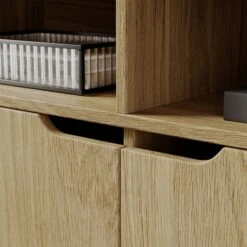 Dunelm Bella 2 Door Sideboard Oak Effect -Furniture Sale Shop 30817125 alt02