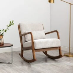Kyoto Khali Chenille Rocking Chair