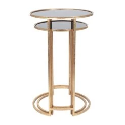 Pacific Lifestyle Pacific Veneziano Set Of 2 Nest Of Tables, Iron & Glass -Furniture Sale Shop 30821749 alt02