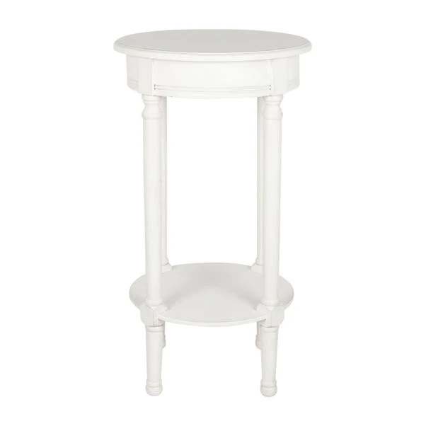 Pacific Lifestyle Pacific Heritage Round Side Table, Painted Pine 2 Pacific Lifestyle Pacific Heritage Round Side Table, Painted Pine - Image 2