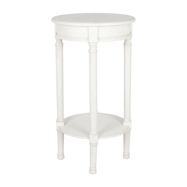 Pacific Lifestyle Pacific Heritage Round Side Table, Painted Pine 3 Pacific Lifestyle Pacific Heritage Round Side Table, Painted Pine - Image 3