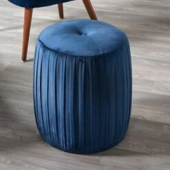 Pacific Lifestyle Bibbiana Velvet Pouffe