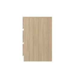 GFW Set Of 2 Taranto 3 Drawer Bedside Tables, Oak Effect -Furniture Sale Shop 30825681 alt04